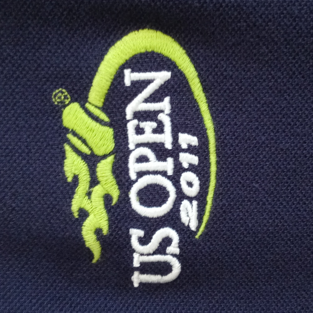 🐎RARE Polo Ralph Lauren🐎 - Navy/Green Limited Edition 2011 US OPEN S/S Polo - Picture 6 of 16